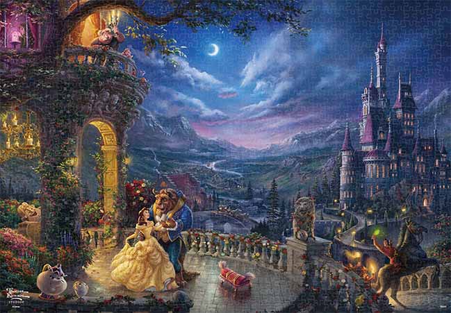 Beauty and the Beast Dancing in the Moonlight